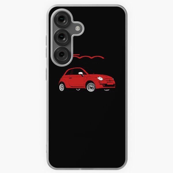 Item preview, Fiat 500 Red and white   designed and sold by NanetteDelermez.