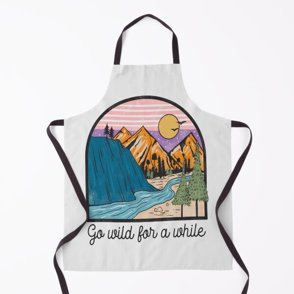 Item preview, Going wild for a while, funny adventure motivational art, camping quote 2022-2023 designed and sold by Nicedeco.