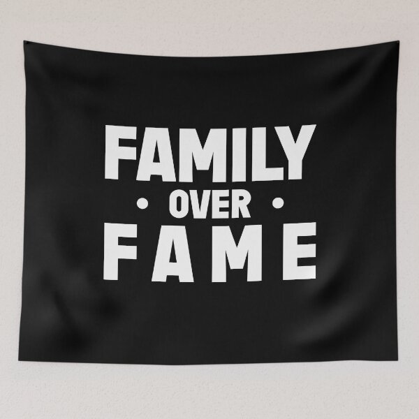 Item preview, Family Over Fame designed and sold by RoguePixel.