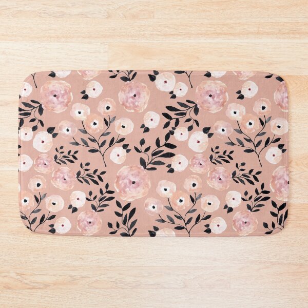 Item preview, Pink water colour flowers designed and sold by baheeya.