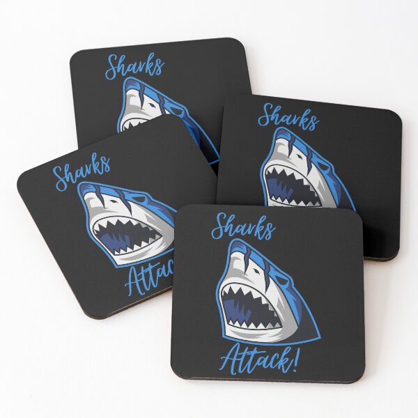 Item preview, Sharks Attack designed and sold by Abdul Rafay Raza.