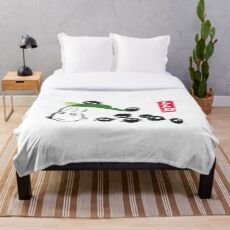 Sootballs in Forest Throw Blanket
