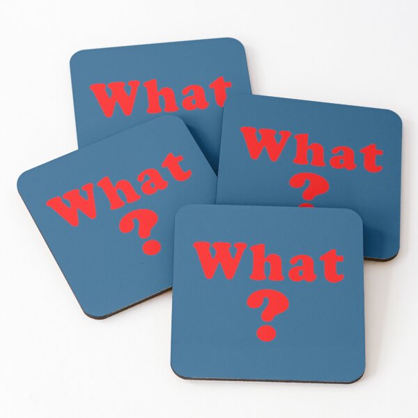 Item preview, What (red letters version)   designed and sold by aereukdaeuyer.