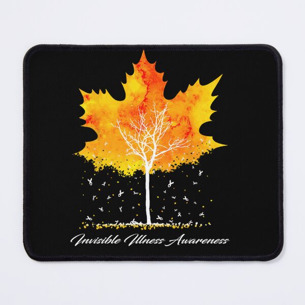 Item preview, Invisible Illness Awareness Maple Leaf Autumn Tree Orange Fall Leaves Season designed and sold by Sabfit.