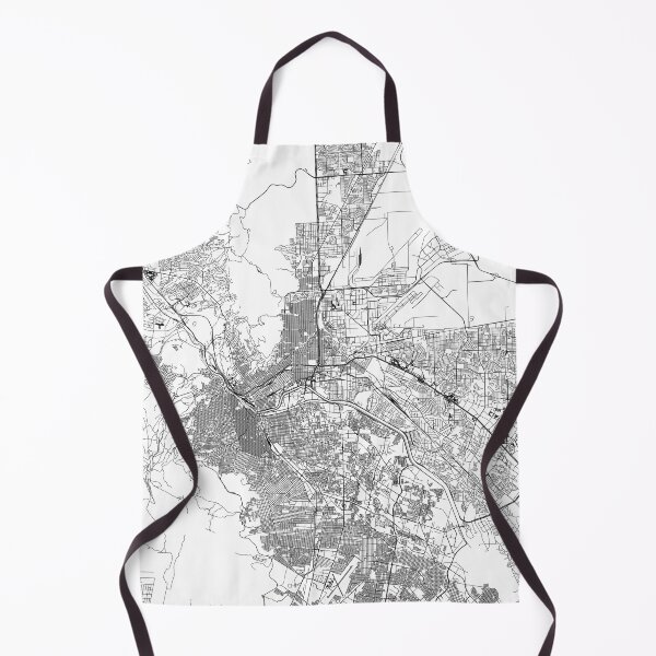 Item preview, El Paso White Map designed and sold by multiplicitymap.