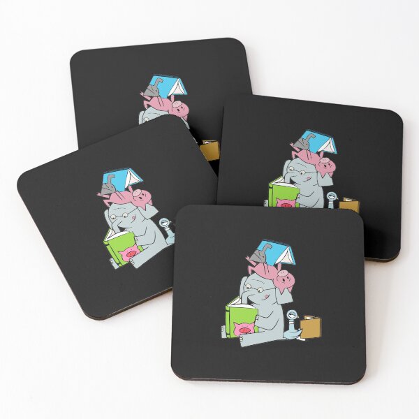 Item preview, Elephant and Piggie reading. Gerald and Piggie. designed and sold by PoojaSami.