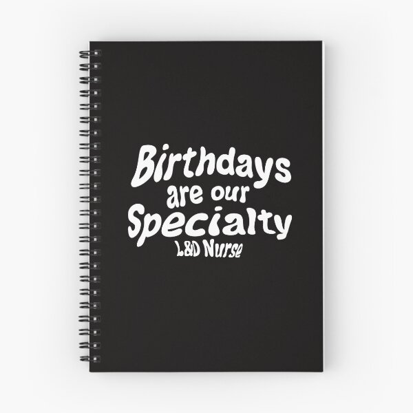 Item preview, Los cumpleaños son nuestra especialidad L&D Nurse, enfermería vintage designed and sold by NewAdventure.
