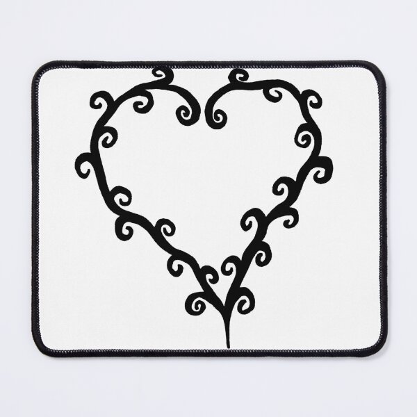 Item preview, Curly Tree Tim Burton Inspired Heart Design designed and sold by msprague2020.
