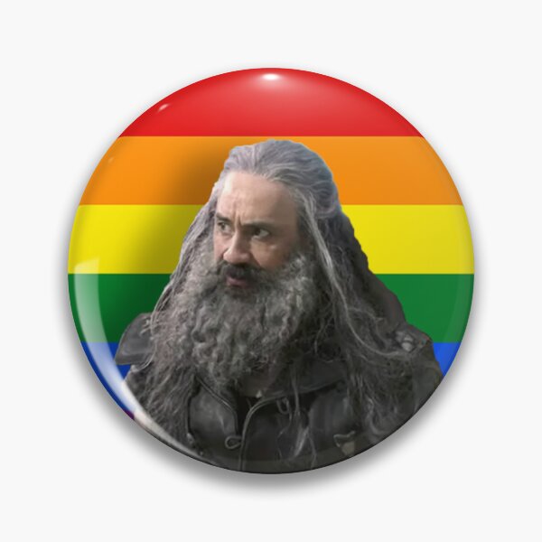 Item preview, Gay Blackbeard Pin designed and sold by lunamoor.