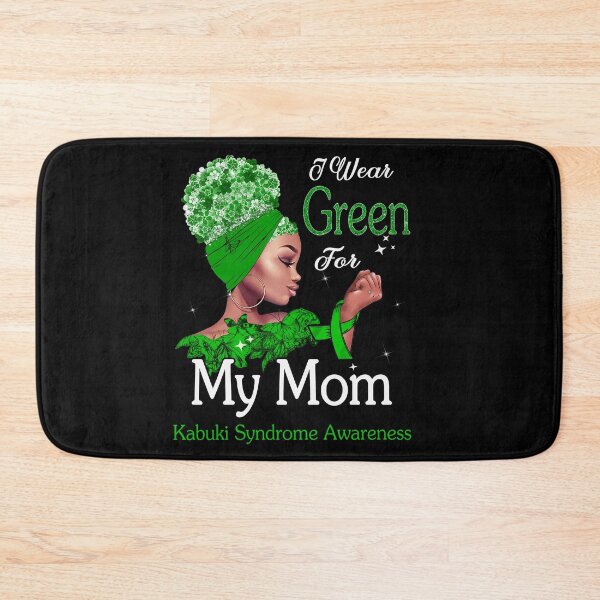 Item preview, Kabuki Syndrome Awareness Black Girl I Wear Green For My Mom designed and sold by tenjun16.