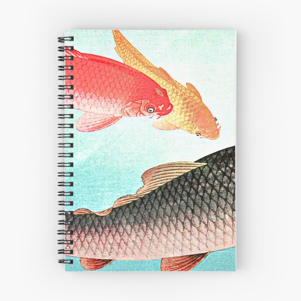 Item preview, Common and Golden Carp 1935 by Ohara Koson designed and sold by RyanCaudell.