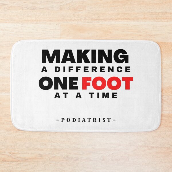 Item preview, Making a difference one foot at a time (Funny Podiatrist gift) designed and sold by Oreo2020 Creations.