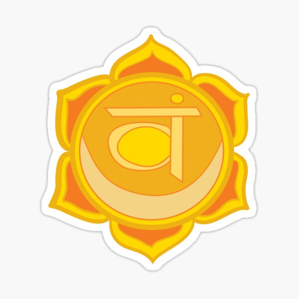 Manipura or Solar Plexus Chakra Sticker