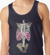 Your diaphragm's in your rib cage Men's Tank Top