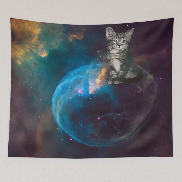 Item preview, Cat in Outer Space 1 designed and sold by KirstenJRenfroe.
