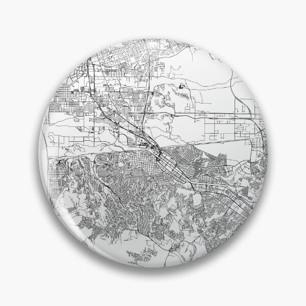 Item preview, Tijuana White Map designed and sold by multiplicitymap.