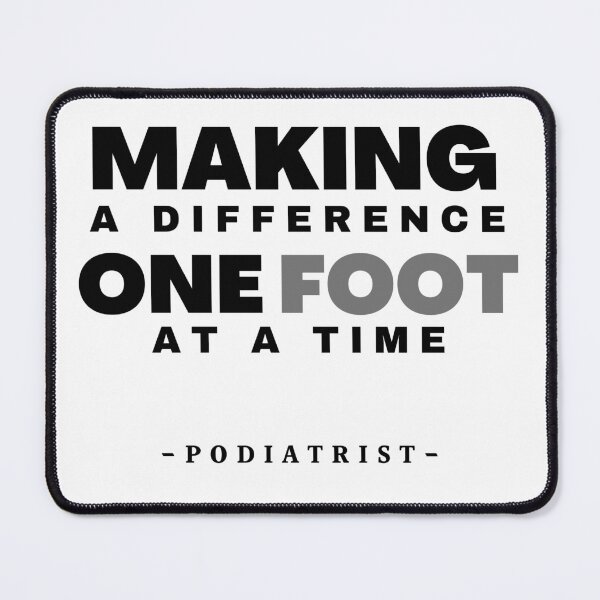 Item preview, Making a difference one foot at a time (Funny Podiatrist gift) designed and sold by Oreo2020 Creations.