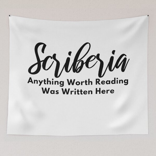 Item preview, Scriberia Funny Anything Worth Reading Fans of Inventing Anna designed and sold by gillys.
