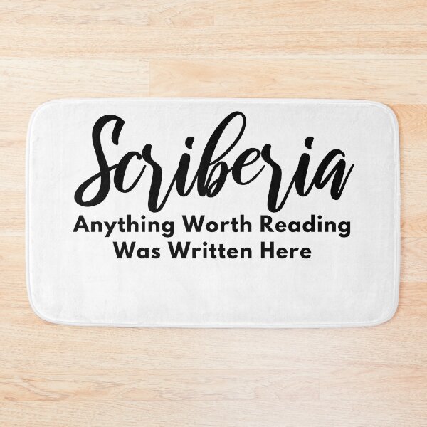 Item preview, Scriberia Funny Anything Worth Reading Fans of Inventing Anna designed and sold by gillys.