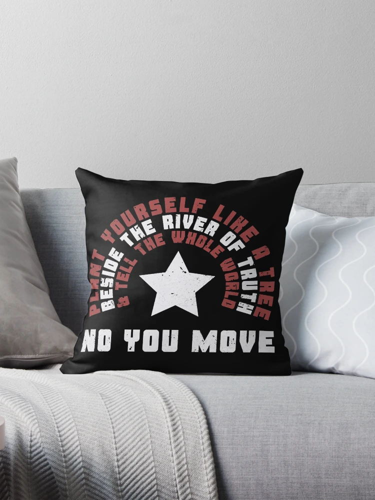 Aperçu 1 sur 4. Coussin avec l'œuvre Non tu bouges créée et vendue par Megamek02.