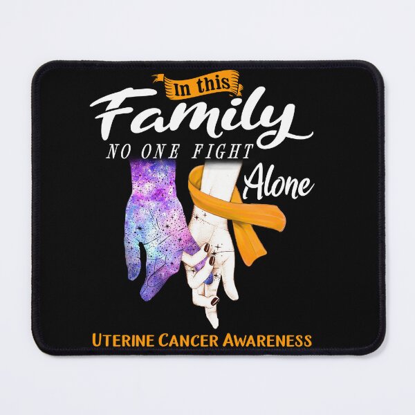 Item preview, In This Family No One Fights Alone UTERINE CANCER Awareness designed and sold by Mnrshirley.