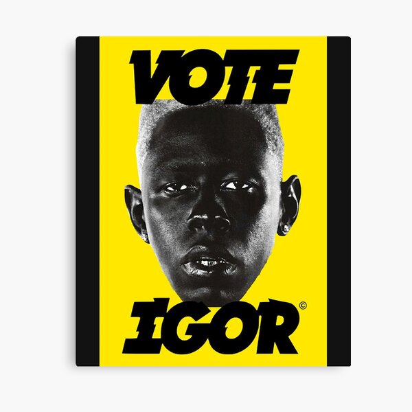 Vote Igor! Canvas Poster – Poster Monster