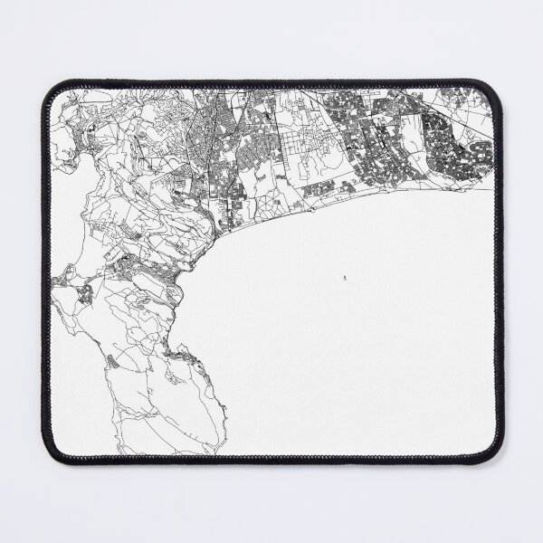 Item preview, Cape Town White Map designed and sold by multiplicitymap.