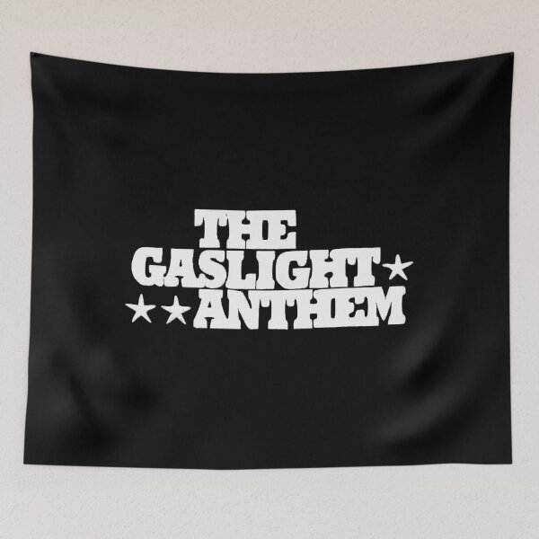 Item preview,  The Gaslight Anthem - awesome punk rock  alternative rock band, classic logotype, white print.  designed and sold by Lomdiom345.