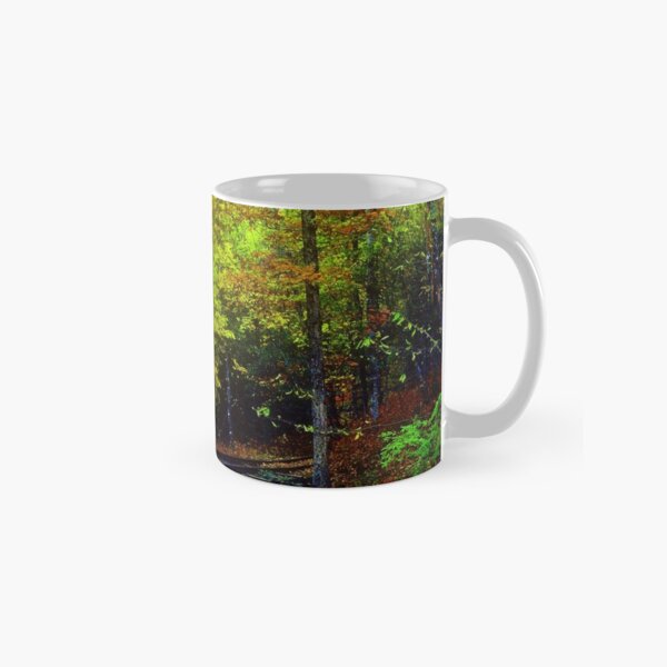 Train Tracks into the Woods Classic Mug
