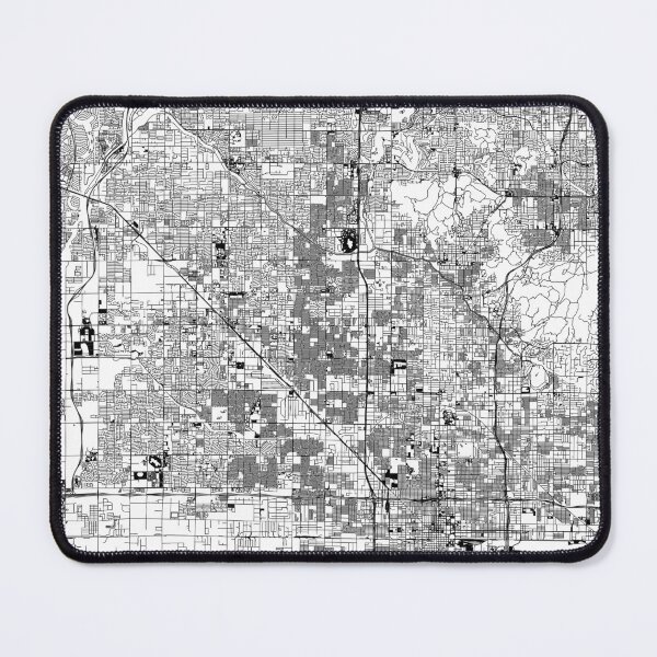 Item preview, Phoenix White Map designed and sold by multiplicitymap.