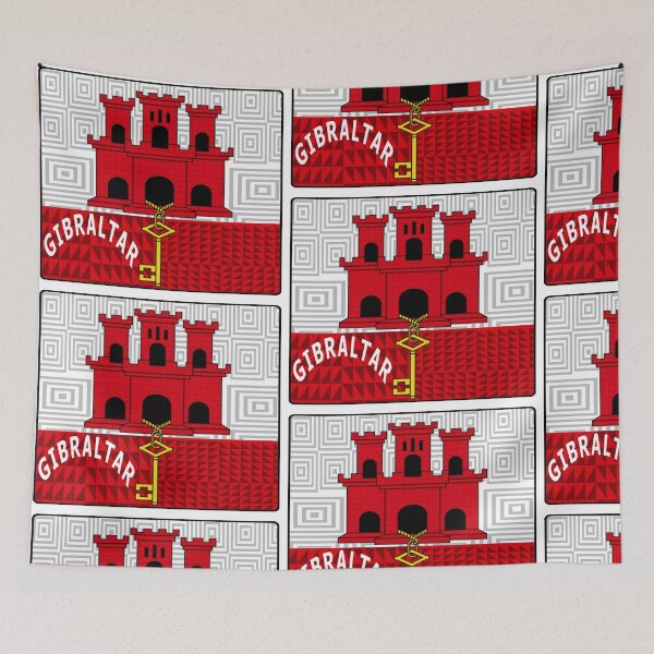 Item preview, GIBRALTAR FLAG designed and sold by wahine24.