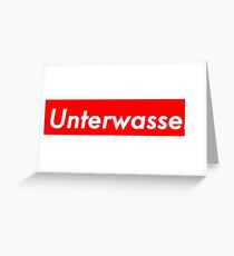 Unterwasser Greeting Card