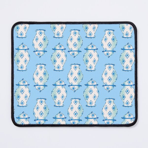 Item preview, Chinoiserie Ginger Jar - Baby Blue designed and sold by Njosephillustrations.
