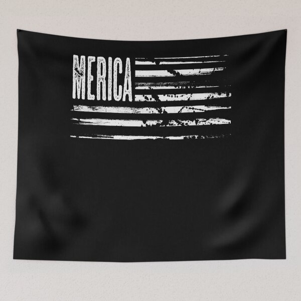 Item preview, Merica, Distressed Merica Flag, 4th of July Merica T-Shirt designed and sold by gladttkeal.