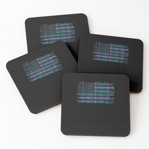 Item preview, Douglas American Flag Scottish Tartan designed and sold by Luke Cantrell.