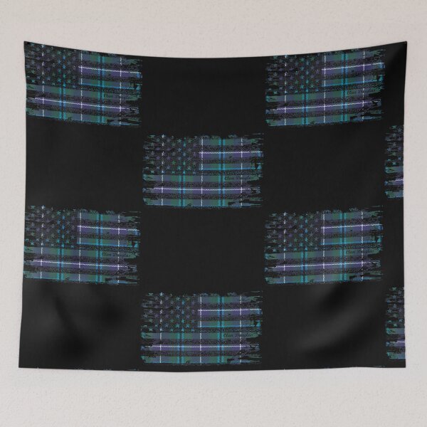 Item preview, Douglas American Flag Scottish Tartan designed and sold by Luke Cantrell.