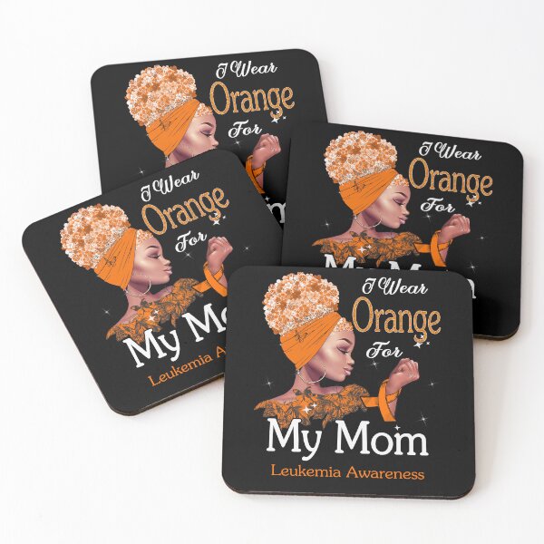 Item preview, Leukemia Awareness Black Girl I Wear Orange For My Mom designed and sold by tenjun16.