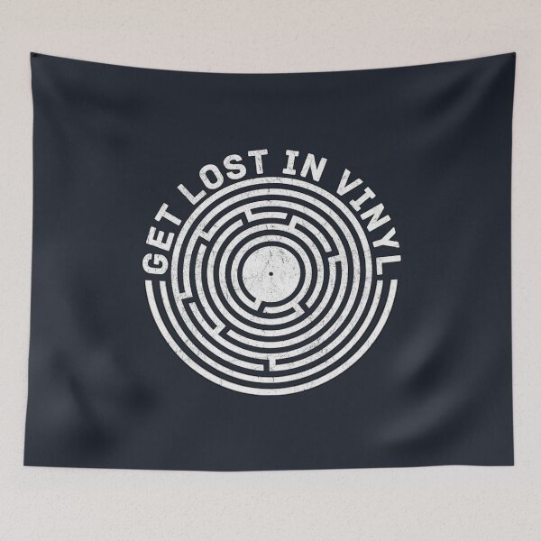 Item preview, Vinyl Lost In Retro Record Collector Vintage Music designed and sold by cups-of-doodles.