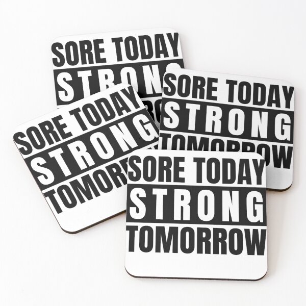 Item preview, Sore Today Strong Tomorrow | Gym Motivation Quotes designed and sold by chetan786.