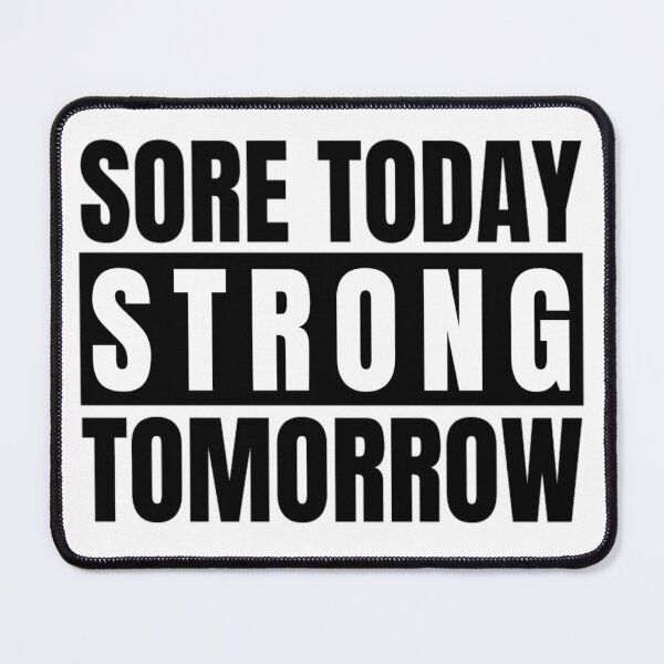 Item preview, Sore Today Strong Tomorrow | Gym Motivation Quotes designed and sold by chetan786.