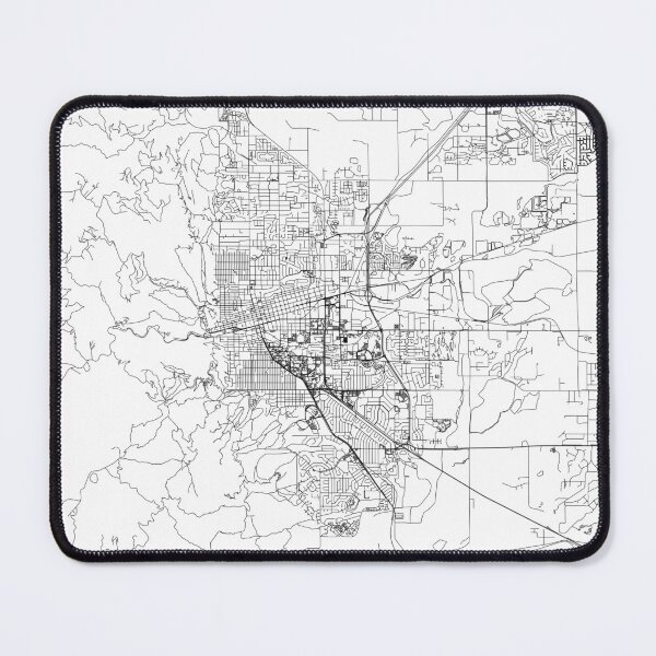 Item preview, Boulder White Map designed and sold by multiplicitymap.