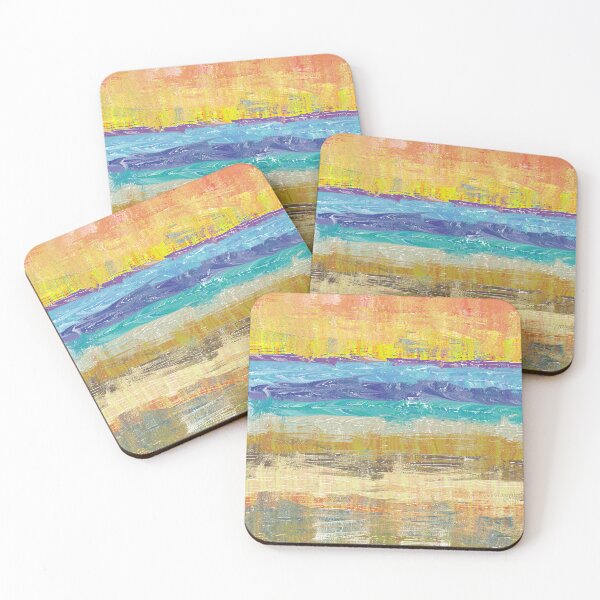 Item preview, Modern Oceanscape Sunset designed and sold by MarlundArt.
