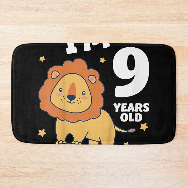 Item preview, Kids Ninth Birthday Lion 9 Year Old Boy Girl  designed and sold by murphybricks.