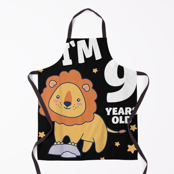 Item preview, Kids Ninth Birthday Lion 9 Year Old Boy Girl designed and sold by murphybricks.