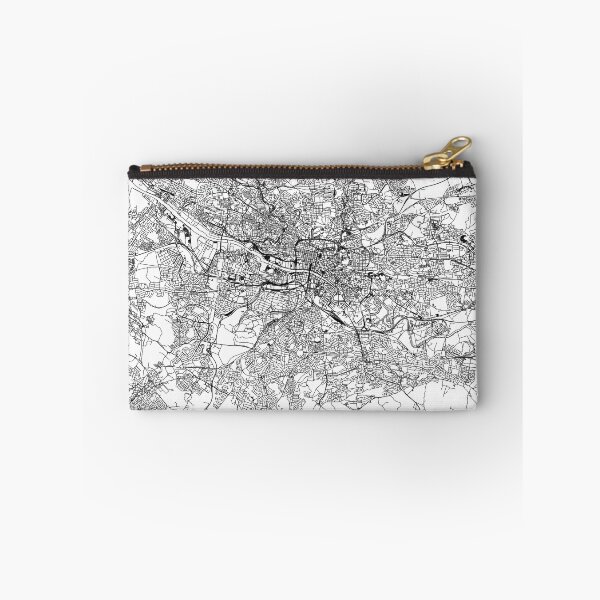 Item preview, Glasgow White Map designed and sold by multiplicitymap.