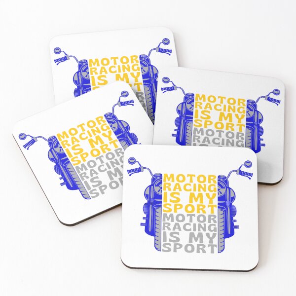 Item preview, motor racing is my sport 2022 - 2023 for professional racer with yellow,blue and gray colors designed and sold by sama-stylish.