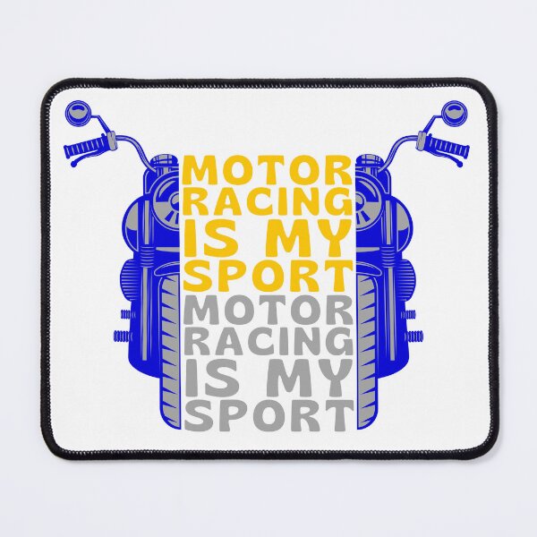Item preview, motor racing is my sport 2022 - 2023 for professional racer with yellow,blue and gray colors designed and sold by sama-stylish.