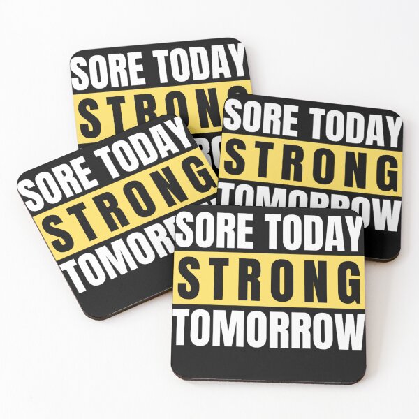 Item preview, Sore Today Strong Tomorrow | Gym Motivation Quotes designed and sold by chetan786.