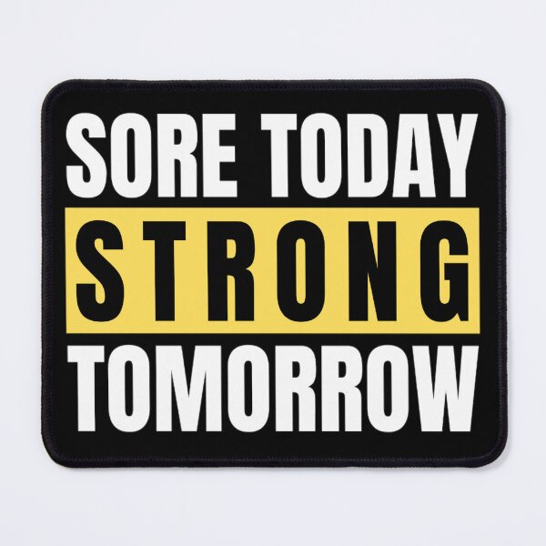 Item preview, Sore Today Strong Tomorrow | Gym Motivation Quotes designed and sold by chetan786.