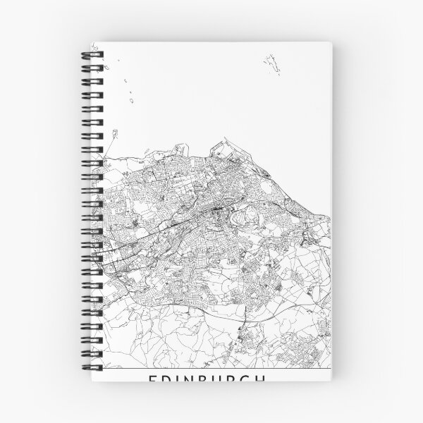 Item preview, Edinburgh White Map designed and sold by multiplicitymap.